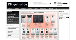 Desktop Screenshot of klingelmal.de
